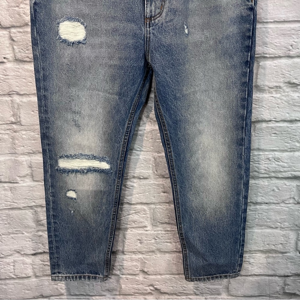 NWT ROLLA’S 34x25” STUBS Slim Short Leg - Stoned Rip Jeans (SAMPLE) - Picture 4 of 12